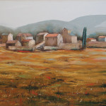 Istarsko selo, 100x80 cm, oil on canvas, 2006.