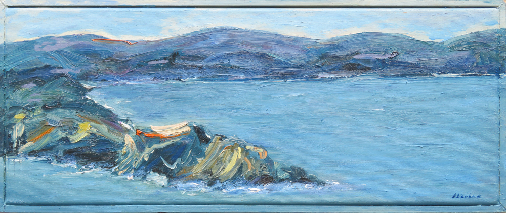 Cove, 20x50 cm, oil on canvas, 2016.