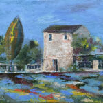 House, 25x20 cm, oil on canvas