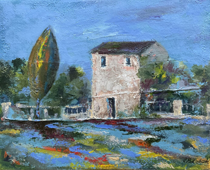 House, 25x20 cm, oil on canvas